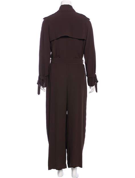 Hermes silk wrap jumpsuit